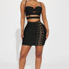 2025 New Arrival High Quality Women Sexy Bandage Tops Fashion Pencil Skirts Set Nightclub Party Celebrate Women's Set