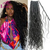 Body Wave Pre-Looped Crochet Boho Locs With Human Hair Curls Goddess Locs Body Wave Full Ends Hair Extensions For Black Women