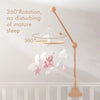 Baby-Kinderbett-Mobile-Rassel-Spielzeug 0-12 Monate Säugling Weicher Filz Teddy Samt Rosa Bär Bettglocke Hängendes Spielzeug Halterung Babybett Mädchen Spielzeug