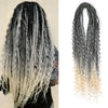 Handgemachte Dreadlocks Haarverlängerungen 24 Zoll Weiche Häkel-Dreadlocks Flechtfrisur Kunsthaar Faux Locs Flechtfrisur für Damen und Herren