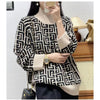 High-End 100% Ziegenwollpullover Damen Stehkragen lockerer Pullover Herbst Winter neuer Stil im Western-Look mit Verjüngungseffekt