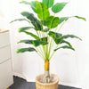 1pc Artificial Plants Large Tropical Palm Tree Fake Banana Plants Leaves Real Touch Plastic Monstera Plant For Home Garden Decor