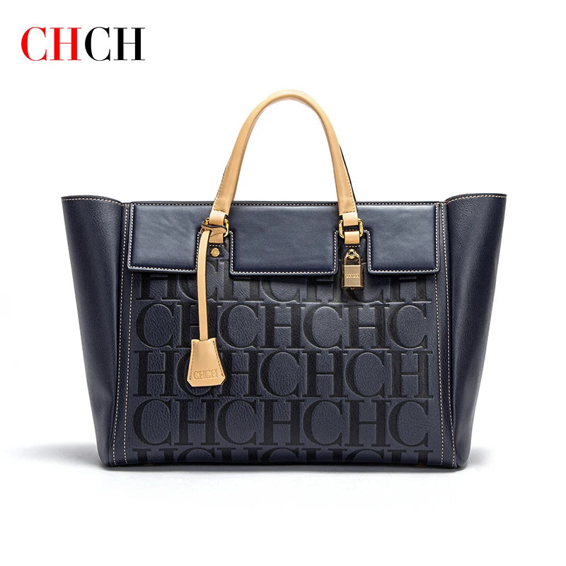 CHCH Mode Retro Print Bucket Bag Reise Party Bankett Umhängetasche Luxus Klassiker 2024 Winter Damen Große Kapazität Handtasche