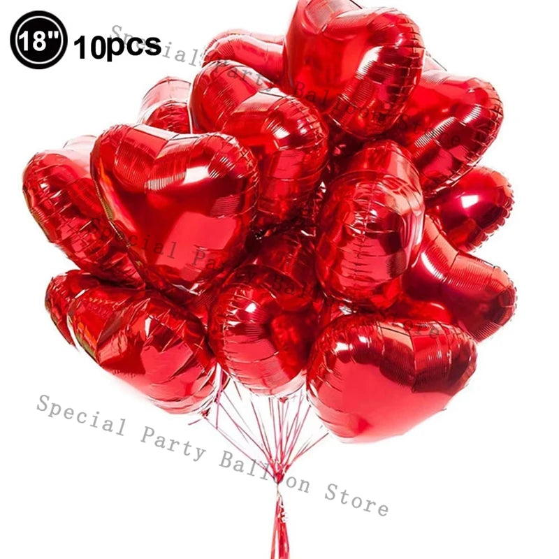 Valentinsdeko Ballon Girlande Bogen Kit Rosarot Herz Liebe Ballon für Hochzeit Jahrestag Valentinstag Geschenk 14 De Febrero