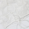 Women Two Piece Pant Sets Sexy Hollow Out Vest Sleeveless Tanks Tops Splice Long Pants Drawstring Streetwear Summer 2025