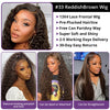 300 Density Chocolate Brown Deep Wave Lace Front Human Hair Wig 40Inch Color Hd Lace Frontal Wig For Women 13x6 Water Curly Wigs
