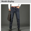 Wthinlee Neue Business Herren Jeans Casual Gerade Stretch Mode Klassische Blau Schwarz Arbeit Denim Hosen Männliche Marke Kleidung