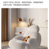 Fluffy White Wohnzimmerstuhl Modern Niedlich Boden Ergonomischer Wohnzimmerstuhl Lounge Relaxsessel Möbel Salon Home Möbel