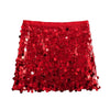 Party Club Stage Show Mini Skirts for Women Clothing Fashion Clothes Sexy Streetwear Dance Bling Sequined Hot Girls