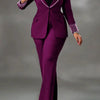 2 Pieces Women's Sets Autumn Winter Long Sleeve Pearl Blazers Suit Tops And Pants Suits Two Piece Set Tracksuit Outfit 2025