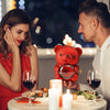 Valentinstag Rose Hug Bär Schmuckkästchen Echte Ewige Rosen Geschenke für Freundin Frauen Ehefrau Muttertag Geburtstag Jahrestag