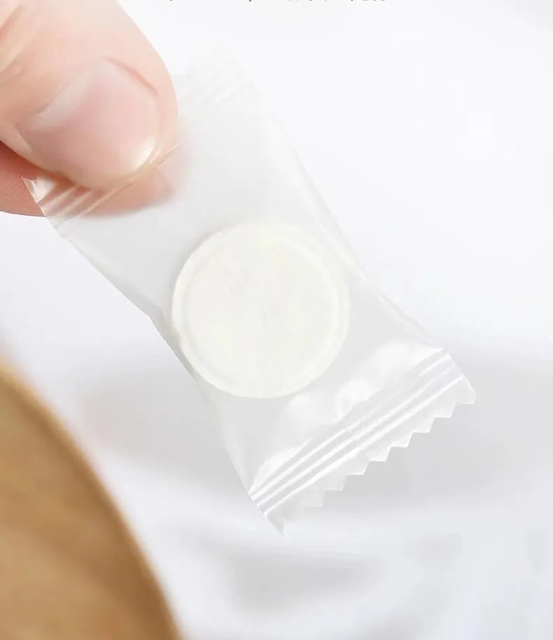 50PCS Compressed Towel Disposable Coin Tissue Travel Portable Mini Compressed Towel  For Outdoor Travel BBQ Outdoor Camping