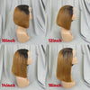 4/30/4 Farbe Echthaar Bob Perücke Glatt 13x4 Lace Front Echthaar Perücken Brasilianische Perücke Kurze Echthaar Bob Perücken Ombre Perücke