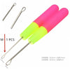 1pcs Wooden Crochet Dreadlocks Braid Needle Feather Wig Hook Needles Threader Knitting Hair Crochet Needles Hair Extension Tools