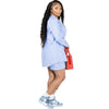 Two Piece Short Sets Women Striped Single Breasted Cardigan Blouses Shorts Elastic Waist Shirt Suit Casual Outwear Summer