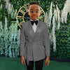 Boys Yellow Jacket 2 Piece Set Wedding Kids Blazer Pants Double Breasted Design Custom 2-16 Years Old Slim Fit Boys Suit