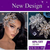 YouLaPan Luxury Bridal Hair Tiara Rhinestone Headband Handmade Wedding Hair Accessories Women Headdress Pageant Headpiece HP398