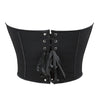 HLJ&GG Sexy Off Shoulder Corset Vest Two Piece Sets Women Sleeveless Backless Bandage Irregular Top + Sequin Mini Skirts Outfits