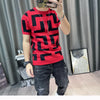 Luxury Men Autumn Knitted Tshirt 2024 Korean O-neck Short Sleeve Top Tees Streetwear Male Social Club Slim Fit Casual T-Shirt