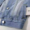Damen Jeansjacke Frühling Herbst Kurze Jacke Rosa Jeansjacken Lässige Oberteile Lila Gelb Lila Blau Locker Sitzende Oberteile Damen Oberbekleidung