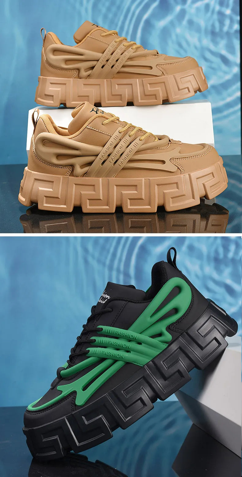 Casual Shoes For Men Street Style Walking Shoes Sneakers Thick Bottom Running basketball Shoes Male 2023 Vulcanized Sneakers Men