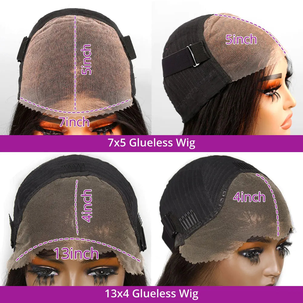 16 Inch Vietnamese Super Double Drawn Bone Straight 13x4 Frontal Bob Wig Glueless Human Hair For Women Natural Black 250 Density