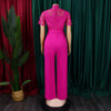 Elegante Jumpsuits & Rompers für Damen Rundhals Spitze Patchwork Kurzarm Gürtel Hohe Taille Luxus Geburtstagsparty Abend Outfit