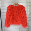 2023 Women Faux Fur Coat Autumn Winter High Quality Fluffy Short Coat Faux Fur Jacket