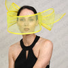 White Net Wedding Fascinator Elegant Hat Women Kentucky Derby Race Headpiece Fashion Party Mesh Chapeau Cap For Ladies Event