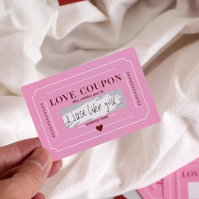 Rubbellos-Liebesgutscheine, 10 Stück, DIY Valentinstags-Liebesgutscheine, kreative Geburtstagsgeschenke für Freunde