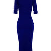 European and American women's fashion white stripe dress