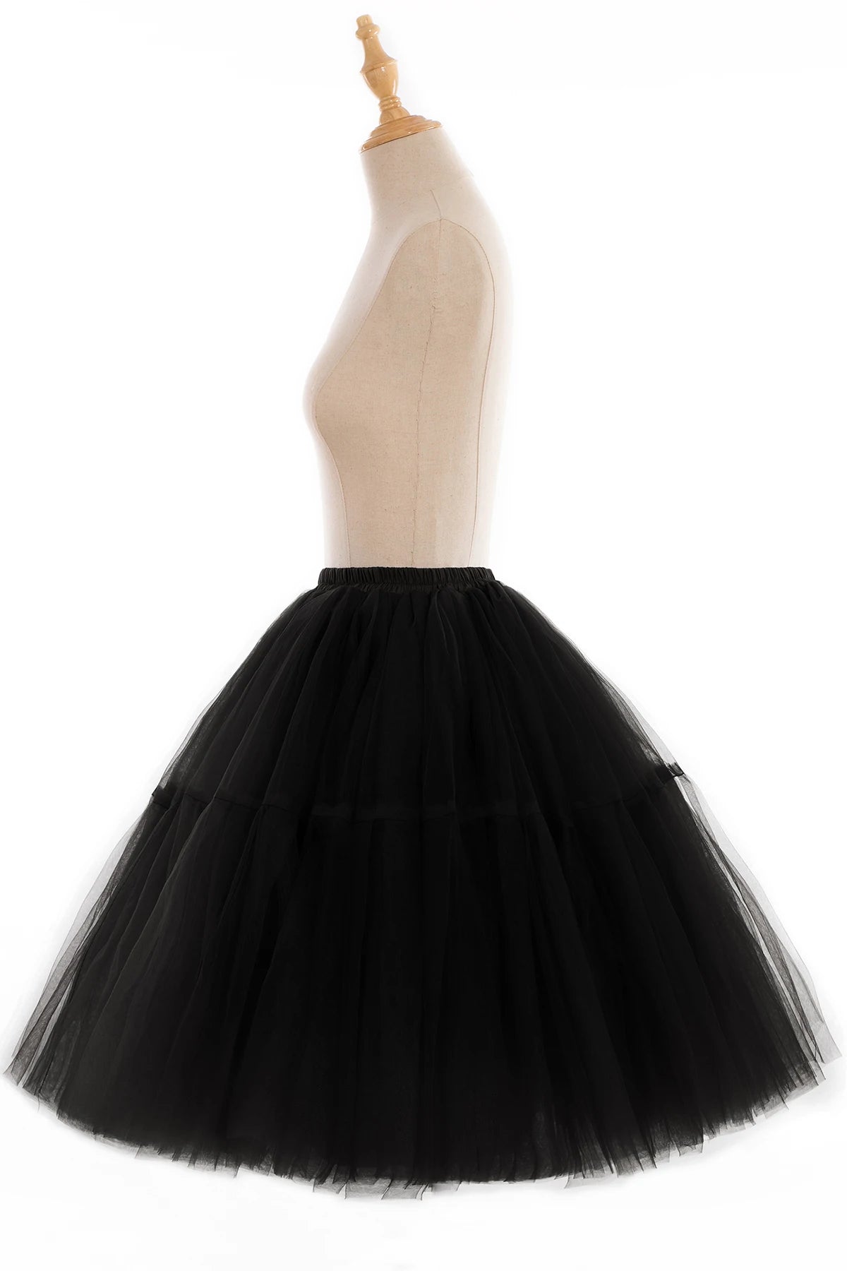 Multi-layer Tulle Tutu Skirts Fuchsia 6 Layers Fluffy Petticoat Underskirt Princess Ball Gown Women Halloween Party Skirt