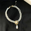 Luxuriöses Vintage dreilagiges Perlen-Collier, 2024 neue Trend-Schmuckmode Damen Halskette für den Hals Partygeschenk
