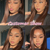 Chocolate Brown Straight 13x4 13x6 Hd Lace Frontal Wig Brazilian Colored T Part Human Hair Wigs For Women Preplucked 30 36 Inch