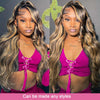 32 Inch Body Wave 1B/27 Highlight 13x6 Lace Frontal Wigs Human Hair Wig Brazilian 200 Density Colored Ombre Lace Wig For Women