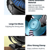 TOPK Mini Portable Clip on Fan,USB Desk Fan,3 Speeds Quiet Wind 720° Rotate Personal Electric Fan,Standing fans for Room Home