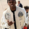 American Letter Embroidery Pattern Rhinestone High Quality Jacket And Coat Men Y2K New Street Hip Hop Vintage Baseball Uniform