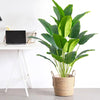 88cm 24Leaves Large Tropical Palm Tree Fake Banana Plants Leaves Real Touch Strelizia Plastic Monstera Plant for Home Garden