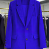 Candy Color Blazer Women Clothing Trends Long Sleeves Blazers Chic Office Ladies Jackets Luxury High-end Coat Vestido Outerwear