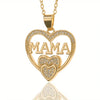 Damen-Halskette mit Mama-Buchstaben, trendiger Partyschmuck, Weihnachts-Halloween-Geschenk, Valentinstagsgeschenk für Frauen, Mütter, Familie, Freunde