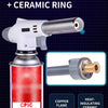 Portable Metal Flame Gun Butane Gas Welding-Burner Welding Gas Burner Flame Gas Torch Flame Gun Blow for BBQ Camping Cooking