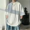 Herren Sommer Qualität T-Shirts Manuelle Naht Harajuku Lässiges T-Shirt Für Männer 2023 Neu Neutral Oversize T-Shirts Kurzarm Oberteile