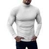 Spring Autumn Classic Black Ribbed Knit Roll Neck Jumper Mens New Fashion Slim Fit Thin Turtleneck Pullover Knitwear Sweaters