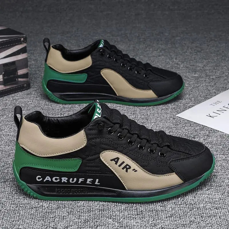 Men's Casual Thick Soled Sneakers Breathable Shoes New Autumn Men Slip on Antiskid Walking Flats Shoes Fashion Vulcanized Shoes