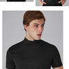 Long Sleeve T-shirt Thermal Underwear Tops Men Winter Clothes Thermal Shirt Autumn Men's Winter Tights High Neck Thin Slim Fit
