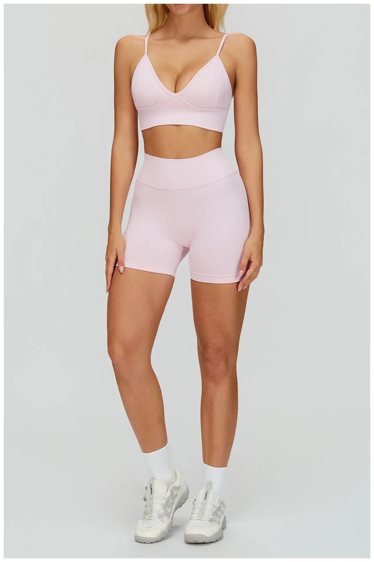 SWELTERING 2/3PCS Seamless Yoga Set Gym Clothes Sportswear Fitness Suits Women Workout Bra Crop Top Long Sleeve Sports Suits