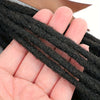 Afro Fully Handmade Permanent Loc Extensions Human Hair 0.8cm Boho Braids Dreadlock Extension Human Hair For Women 10-40 Strands