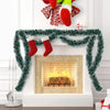 Christmas Tinsel Ribbons Green Cane Ribbon Garland Xmas Tree Hanging Pendent Wreath Ornament Home Party Decor Supplies Wholesale