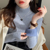 Damen Rollkragenpullover Winter 2025 Retro Rot mit Samtfutter Verdickter Innerer Thermostrickboden