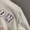 Street Popular Letter Flocking Embroidered Jacket And Coat Men 2023 New Y2K Harajuku Hip Hop Spliced Motorcycle Baseball Uniform